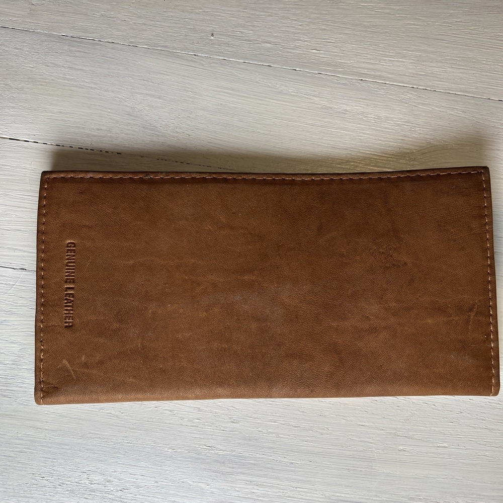 NFL Seattle Seahawks Genuine Leather Embossed Checkbook Cover 1401 - Picture 5 of 5